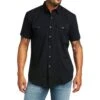 Ariat Men's TEK Black VentTEK Western Fitted Shirt 1 Ariat Men's TEK Black VentTEK Western Fitted Shirt -Cinc Clothing Shop 150245 default l