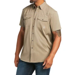 Ariat Men's TEK Brindle VentTEK Western Fitted Shirt