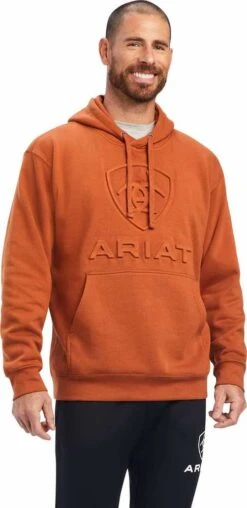 Ariat Men's Mocha Hooded Sweatshirt