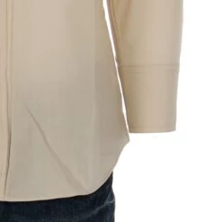 Ely Cattleman Men's Long Sleeve Poly/Cotton Tan Solid Shirt -Cinc Clothing Shop 15201905 23 2