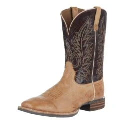 Ariat Men`s Ridin High Desert Tan 11 Dark Brick Top