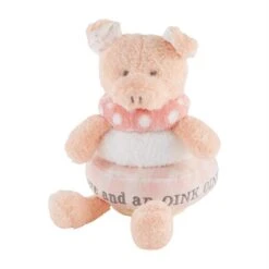 Mud Pie Pig Stackable Plush