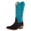 Macie Bean Women`s MB TH Black Suede 13in. Turquoise Sinsation Boot -Cinc Clothing Shop 152739 default l