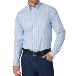 Wrangler Mens George Strait Button Up