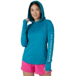 Wrangler Women's ATG By Wrangler Hooded Sun Tee
