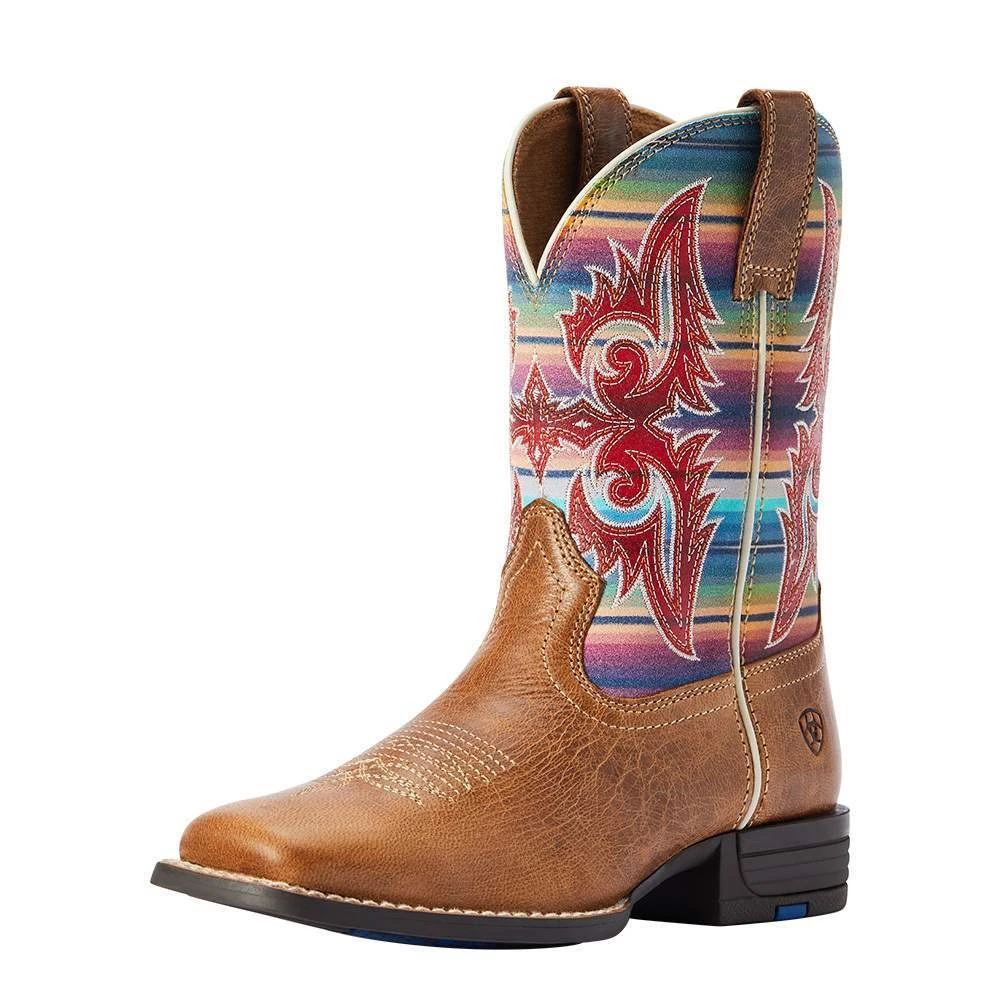 Ariat Youth Tan Lonestar Ridge Serape Cowgirl Boot 3 Ariat Youth Tan Lonestar Ridge Serape Cowgirl Boot