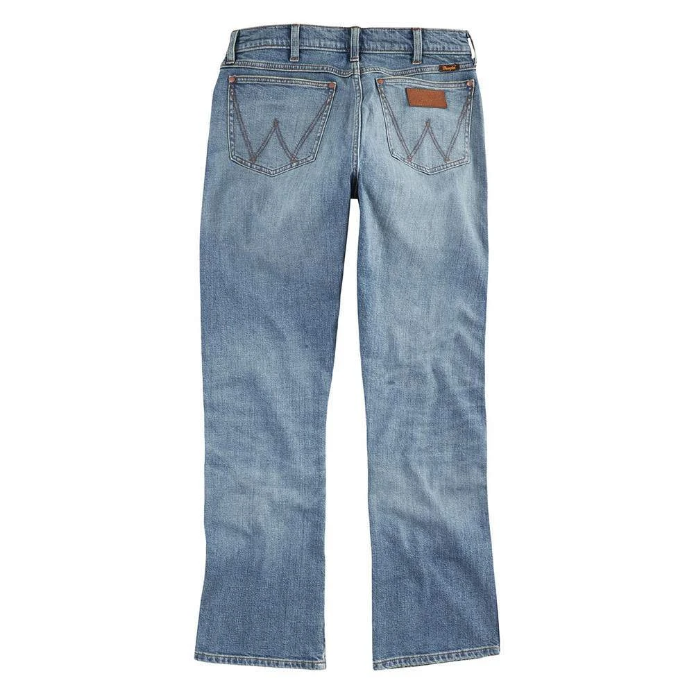 Wrangler Men'sRetro Premium Slim Boot Green Jean 3 Wrangler Men'sRetro Premium Slim Boot Green Jean