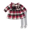 Mud Pie Buffalo Check Dress With Tights -Cinc Clothing Shop 154469 default l