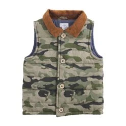 Mud Pie Boy's Camo Quilted Vest
