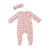 Girl's Mud Pie Valentine's Pink Sleeper -Cinc Clothing Shop 154796 default l