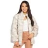 Women's Mud Pie Wade Taupe Camo Puffer Jacket -Cinc Clothing Shop 155161 default l