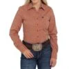 Cinch Women's Copper Printed Button Down -Cinc Clothing Shop 155347 default l