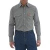 Wrangler Men's FR Flame Resistant Long Sleeve Solid -Cinc Clothing Shop 155537 default l