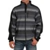 Cinch Men's Striped Bonded Zip Up Jacket -Cinc Clothing Shop 155781 default l
