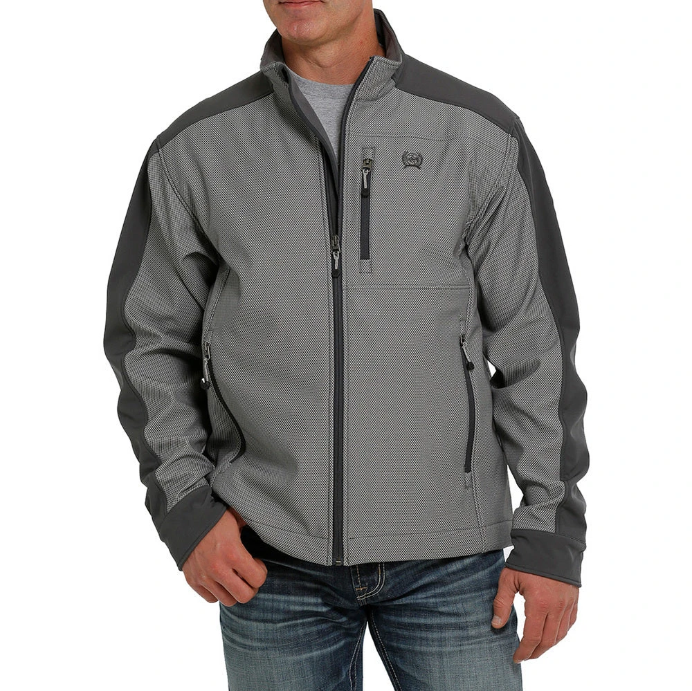 Cinch Mens Concealed Carry Bonded Grey And Black Jacket 3 Cinch Mens Concealed Carry Bonded Grey And Black Jacket