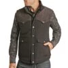 Rock N Roll Cowboy Men's Western Black Vintage 2-Tone Vest -Cinc Clothing Shop 155883 default l