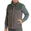 Rock N Roll Cowboy Men's Western Grey Vintage 2-Tone Vest -Cinc Clothing Shop 155890 default l