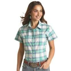 Women's Panhandle Short Sleeve Button Down Shirt