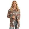Rock & Roll Denim Women's Aztec Printed Cardigan -Cinc Clothing Shop 156079 default l