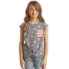 Rock & Roll Denim N Girls Stars And Stripes Pocket Tee -Cinc Clothing Shop 156109 default l