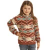Rock & Roll Denim Girl's Aztec Sherpa Pullover -Cinc Clothing Shop 156205 default l