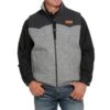 Cinch Men's Grey Poly Wool Vest -Cinc Clothing Shop 156416 default l