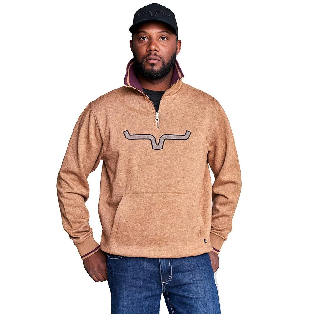 Kimes Ranch Men's Rusty Heather Filmore Quarter Zip 3 Kimes Ranch Men's Rusty Heather Filmore Quarter Zip