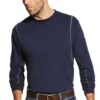 Ariat Men's FR Navy Crew Tee Shirt -Cinc Clothing Shop 156654 default l