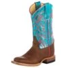 Macie Bean Kids Crazy Horse With Metallic Turquoise Top Boot -Cinc Clothing Shop 156804 default l