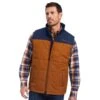 Ariat Men's Cruis Insulated Chesnut And Navy Vest -Cinc Clothing Shop 157125 default l