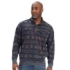 Ariat Men's Blue Southwest Printed Overdyed Washed Sweater 1 Ariat Men's Blue Southwest Printed Overdyed Washed Sweater -Cinc Clothing Shop 157166 default l