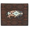 Red Dirt Hat Southwest Buffalo Inlay Bifold Card Case -Cinc Clothing Shop 157607 default l