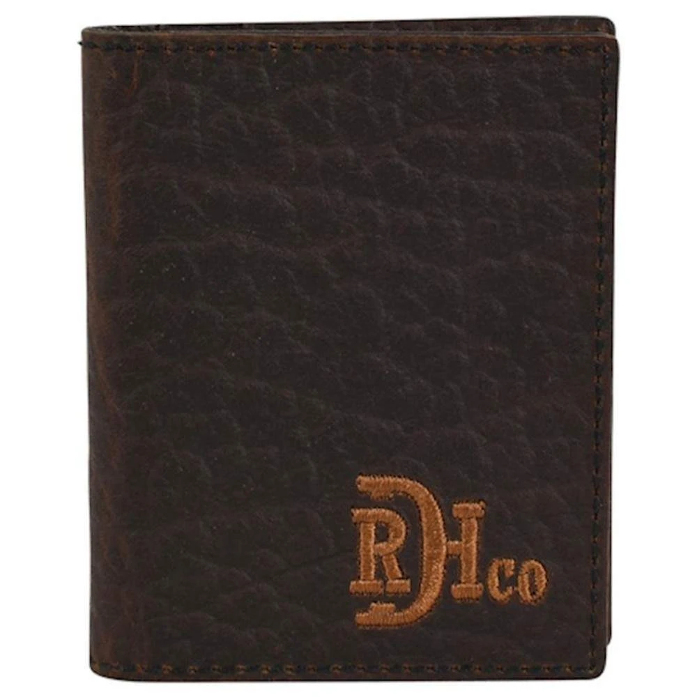 Red Dirt Hat Bison Grain Leather Bifold Wallet 3 Red Dirt Hat Bison Grain Leather Bifold Wallet