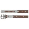 Girl's Catchfly Brown Embossed Belt With Silver Underlay -Cinc Clothing Shop 157659 default l