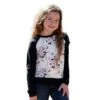 Cruel Girl Floral Print Baseball Tee Shirt -Cinc Clothing Shop 157816 default l