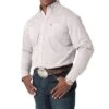 Wrangler Men's George Strait Diamond Printed Long Sleeve Button Down -Cinc Clothing Shop 157913 default l