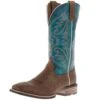 Ariat Men's Ricochet Aged Tan Mystic Teal Square Toe -Cinc Clothing Shop 158173 default l