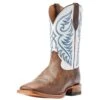 Ariat Men's Wiley Pecan Brown Coastal Cream Cowboy Boot -Cinc Clothing Shop 158175 default l