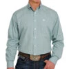 Cinch Men's Light Blue Printed Long Sleeve Button Down -Cinc Clothing Shop 158214 default l