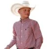 Cinch Boys Pink Plaid Shirt -Cinc Clothing Shop 158226 default l