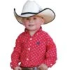 Cinch Toddler Red Printed Button Down -Cinc Clothing Shop 158244 default l