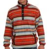 Cinch Men's Bright Serape Quarter Snap Fleece Pullover 1 Cinch Men's Bright Serape Quarter Snap Fleece Pullover -Cinc Clothing Shop 158267 default l