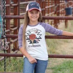 Girls Cruel Girl 3/4 Sleeve Graphic Tee