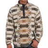 Men's Cinch Aztec Print Quarter Snap Fleece Pullover -Cinc Clothing Shop 158450 default l