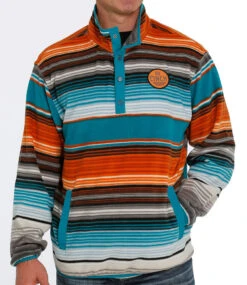 Cinch Men's Quarter Snap Serape Pullover