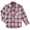 Wrangler Boy's Retro Red Plaid Shirt -Cinc Clothing Shop 158577 default l