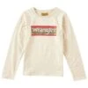 Wrangler Girl's Logo Long Sleeve Heather T-Shirt -Cinc Clothing Shop 158592 default l