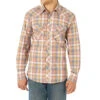 Wrangler Men's Retro Tan Plaid Snap Shirt -Cinc Clothing Shop 158751 default l