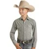 Panhandle Boy's Brushed Cotton Print Snap Shirt -Cinc Clothing Shop 158764 default l