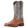 Ariat Women's Delilah Brown/Teal Boot -Cinc Clothing Shop 158888 default l